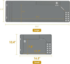 Gun Cleaning Mat Rifle Pistol Gun Mat with Magnetic Dots, Non-Slip Oil Resistant