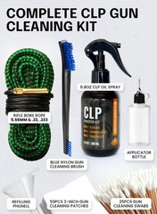Cleaning Oil Kit with 5.56mm, .223 Cleaning Snake 3-in-1 Cleans, Lubes, Prote…