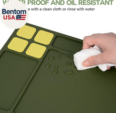 Gun Cleaning Mat, Pistol Mat, Anti-Slip Rubber Gun Mat, Magnetic Pistol Cleaning