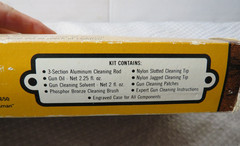 Vintage Outers 22 Caliber Rifle Cleaning Kit In Box With Plastic Case
