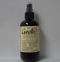 8oz bottle of Gunzilla, “The World’s Best CLP”