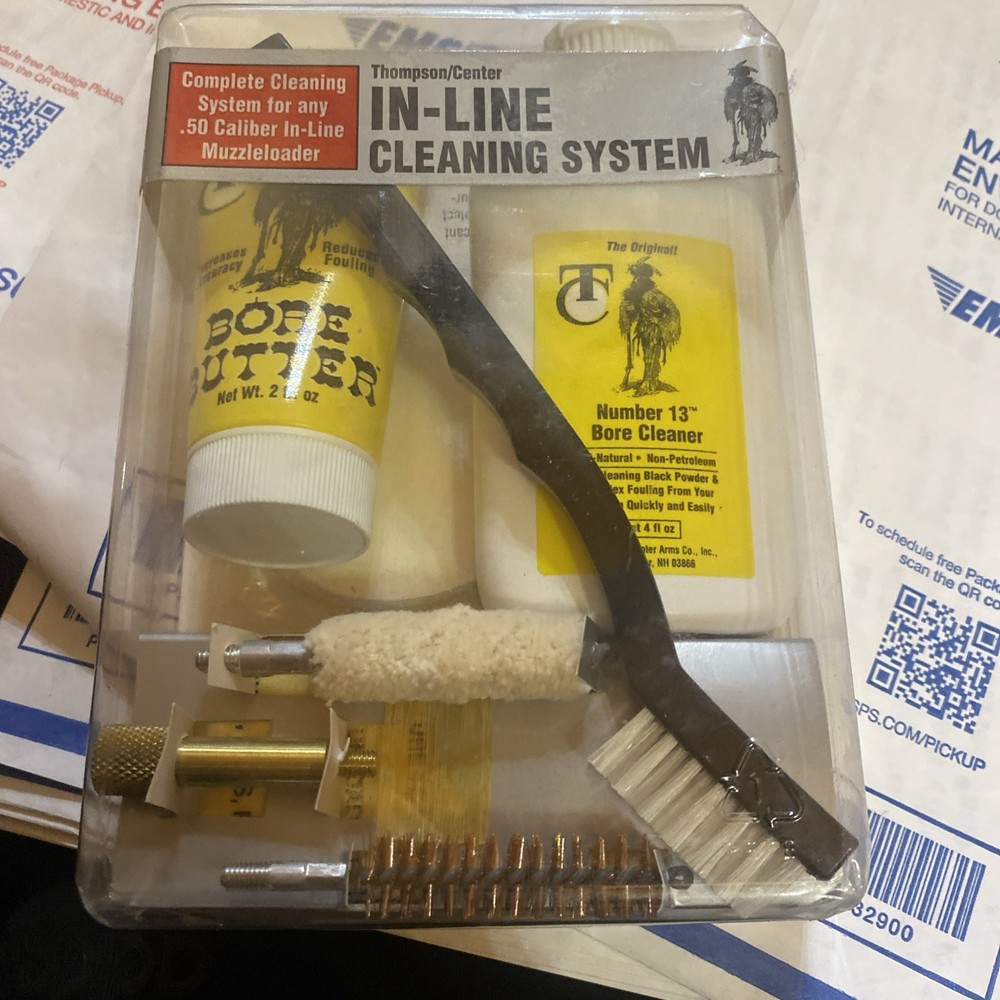 Thompson/Center Black Powder Gun Cleaning Kit .50 Caliber Muzzleloader NOS #7357