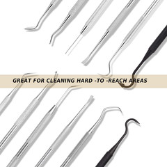 Gun Cleaning Brushes Picks Kit Set Brass Copper Steel Nylon Stainless Steel Ploy