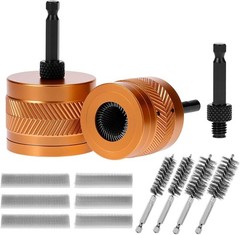 Copper Pipe Cleaner Set 1/2 3/4 Inch with Stainless Steel Bore Brushes Kit for