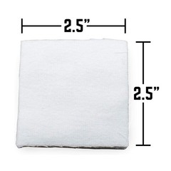 SHOOTERS CHOICE 2.5in Cotton 100-Pack Gun Cleaning Patches (SHF-917-100)