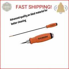 Raiseek Gun Cleaning Rod 1 Piece Carbon Fiber 36 Inch, Pistol Rifle Cleaning Rod
