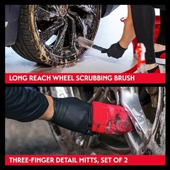 Wheel Cleaning Kit, Includes Wheel Cleaner, Long-Reach 35 Fl Oz (Pack of 1)