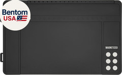 Gun Cleaning Mat, Premium Magnetic Pad with Organizer Parts Tray, Anti-Slip Rubb