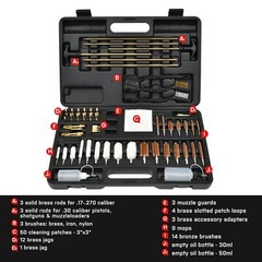 All in One Gun Cleaning Kit Compact Versatile High Quality Accessories Included