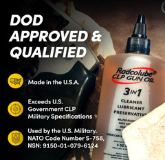 3-In-1 CLP Gun Oil, Lubricates & Preserves All Types of Firearms, Military-Grade