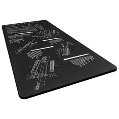 36x16x1/4 inch AR-15 gun cleaning mat, large&thick gun mat More Thicker