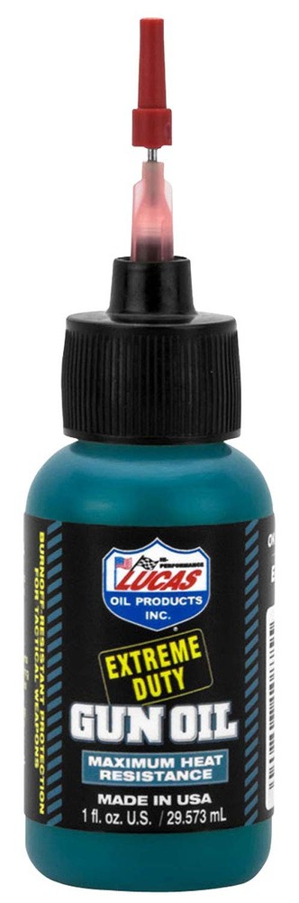 Lucas Extreme Duty Gun Oil High Heat Lubrication For Firearms 1 Pack