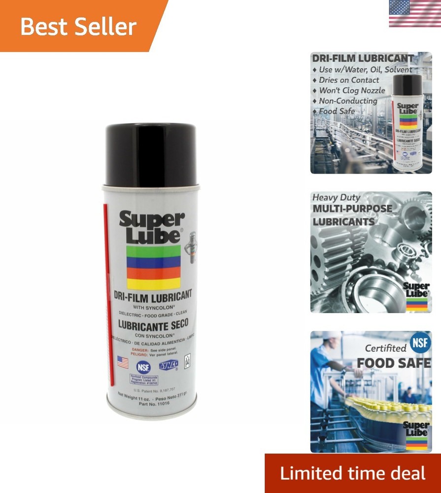 Dri-Film 11oz Food Grade Synthetic Powder Lubricant – Fast-Drying & Non-Clogging