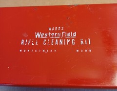 Vintage Montgomery Wards Western Field Rifle Cleaning Kit – Case / Tin (only)
