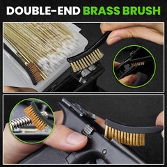 Gun Cleaning Kit – Gun Cleaning Supplies in Box – Swabs,Brush & 28″ Cleaning Rod