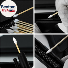 1200/800/600PCS Gun Cleaning Kit – Gun Cleaning Patches and Swabs, 6-Inch Pointe