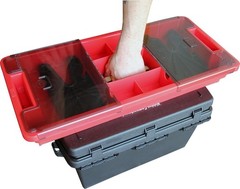 Portable Rifle/Shotgun Maintenance & Gun Cleaning Center for Gun Cleaning Red