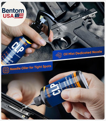 CLP Gun Cleaning Oil Kit-Includes 3.4Oz Gun Oil 2Oz Needle Lubricant, Gun Brushe