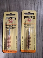 Pistol Cleaning Lot NEW Hoppes Kleenbore Breakthrough .38/.357/9mm Caliber 5 pc