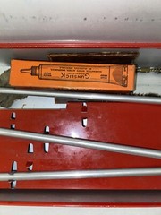 Vintage Hoppes 12 Gauge Shotgun Cleaning Kit Orange Case Vintage Oil Kit