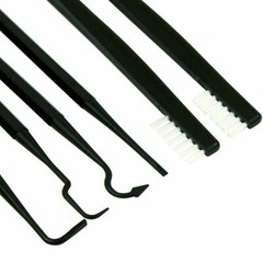 6 PCS Set Gun Rifle Pistol Cleaning Picks + Nylon Brushes – Non-Scratching