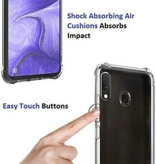 Case for Samsung Galaxy A30, Galaxy A20 Case Clear Soft TPU Bumper Protection