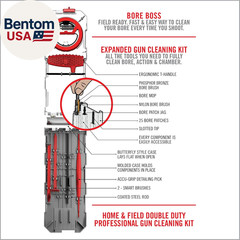 9Mm Gun Cleaning Kit for 9Mm .357 & .38 Caliber Handguns | Complete Glock Cleani