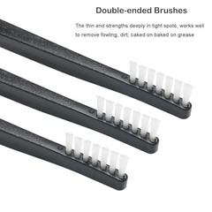 20 Pcs Gun Cleaning Kit – Brass Steel Nylon Brushes & Picks, Double-Ended Tools