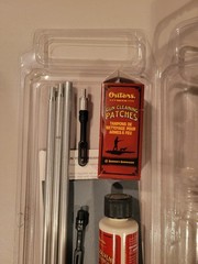 Outers 96300 Used 7 Pc Gun Cleaning Kit w/ Rods, Adapter, Cloth, Sandpaper & Oil