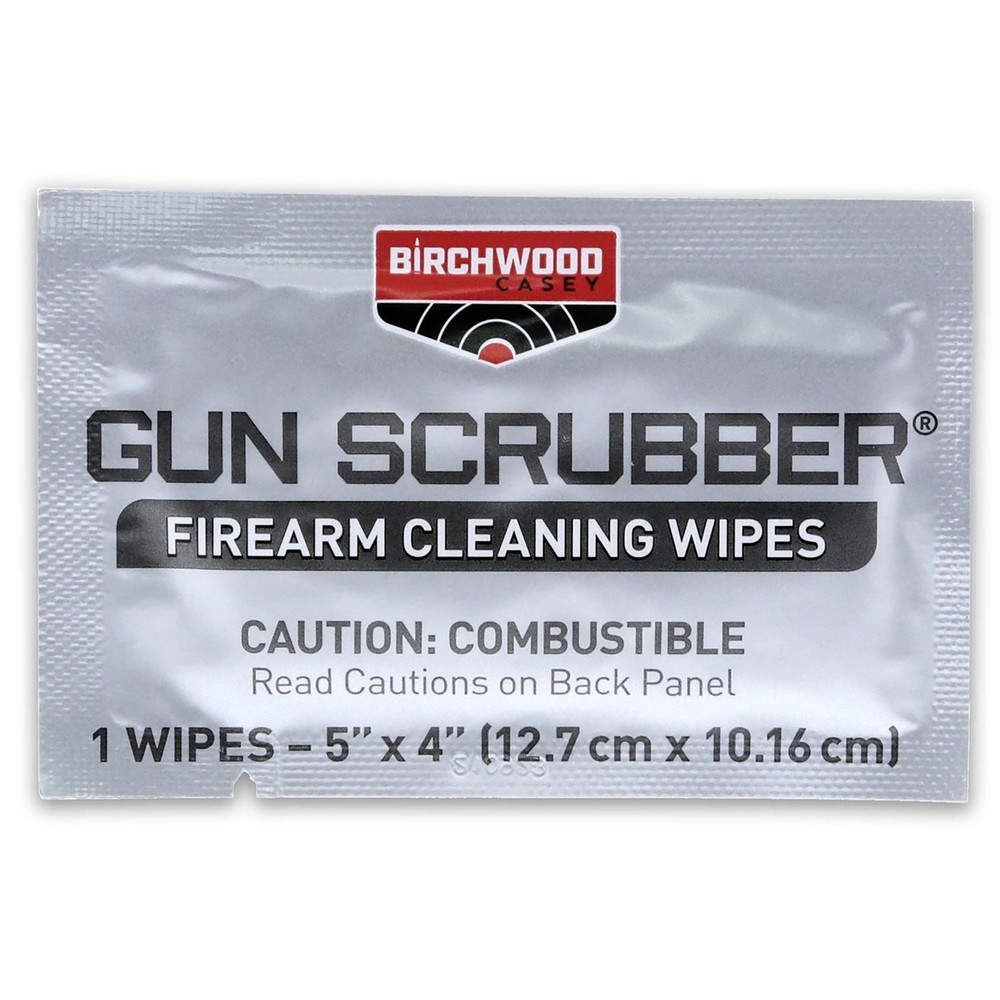 Birchwood Casey Gun Scrubber Wipes – 12 Per Pack