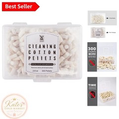 Effortless Gun Maintenance: 300 Wool Felt Cleaning Pellets for .22/.177 Calibers