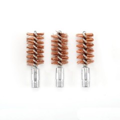 3 X Bronze Bristle Bore Short Brush .20 Cal 5/16-27 Thread for Gun Cleaning Rod