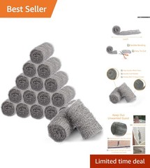 High-Quality 0000 Steel Wool Roll Kit – Safe Mouse Guard for Indoor & Outdoor