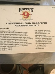 Hope’s Universal Gun Cleaning Accessory Kit 76 pc. New Open Box