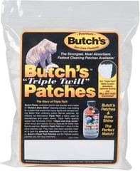 Lyman Square Triple Twill Patches Cleaning .35-.45 Cal 2-1/4 Inch 500/Pack 02906