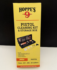 Hoppe’s Pistol Cleaning Kit 9mm & Storage Box Never Used Opened Box