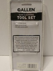 GUN CLEANING TOOL SET, 1 BRASS & NYLON BRISTLE BRUSCH, 1 SLOT & CREVICE PICK (T)