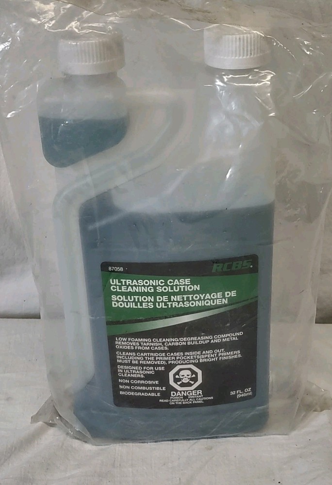 RCBS 87058 Ultrasonic Case Cleaning Solution Concentrate 32 oz