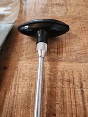 VINTAGE OUTERS PISTOL CLEANING ROD BP604 38 CAL WITH ATTACHMENTS AND SLEEVE