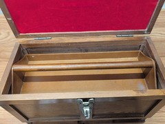 Handmade Wood Gun Cleaning Kit Box For Rifles Handguns Shotguns