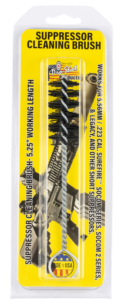 Pro-Shot SPRBRUSH Suppressor Cleaning Brush .223/ 5.56mm Compatible w/Surefire S