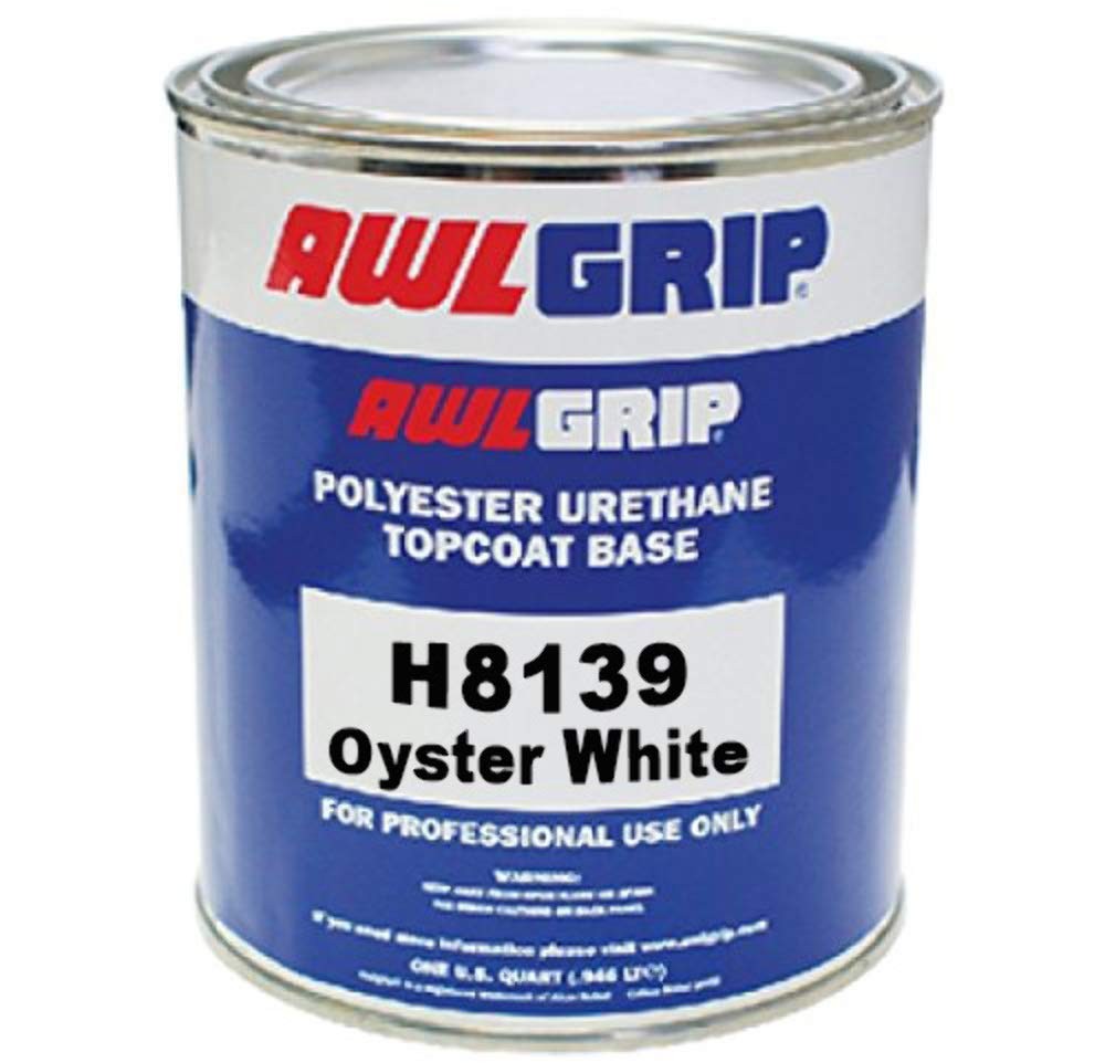 Awlgrip Premium Polyester Urethane Top Coat Quart Oyster White Lf