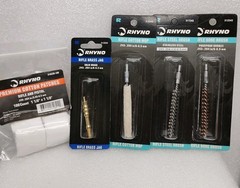 .243 Cal. Rifle 5 Pc. RHYNO Bore Brush Cleaning Kit, Cleaning Brush, Swab ,Jag