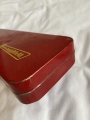 Vintage Outers Gunslick Rifle Cleaning Kit in Red Metal/Tin Box/Case – No. 477