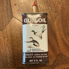 VINTAGE Outers Gun Oil 445A 3oz Duck Tine Can Rust Preventative
