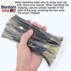 Gun Cleaning Brush, 10 Pcs All Purpose Gun Brushes, 7 Inch Double-Ended Jewelry