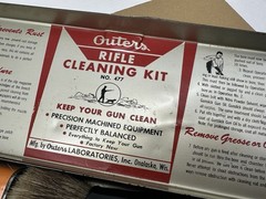 Outers 477 Rifle Gun Cleaning Kit .30 Caliber Cal Ram Rod Vintage Not Complete