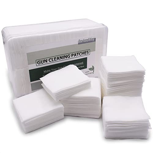 1000PCS Gun Cleaning Patches for Firearms, Highly Absorbent Gun Cleaning Clot…
