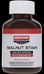 Birchwood Casey Walnut Stain Wood Stain Water Base 3 fl oz Bottle-24123