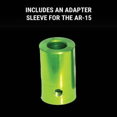 Aluminum Universal Bore Guide, Fits Bore Sizes .17 up to .416, Green/Black